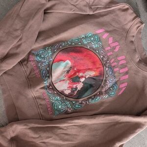 Janis Joplin Cropped Sweater